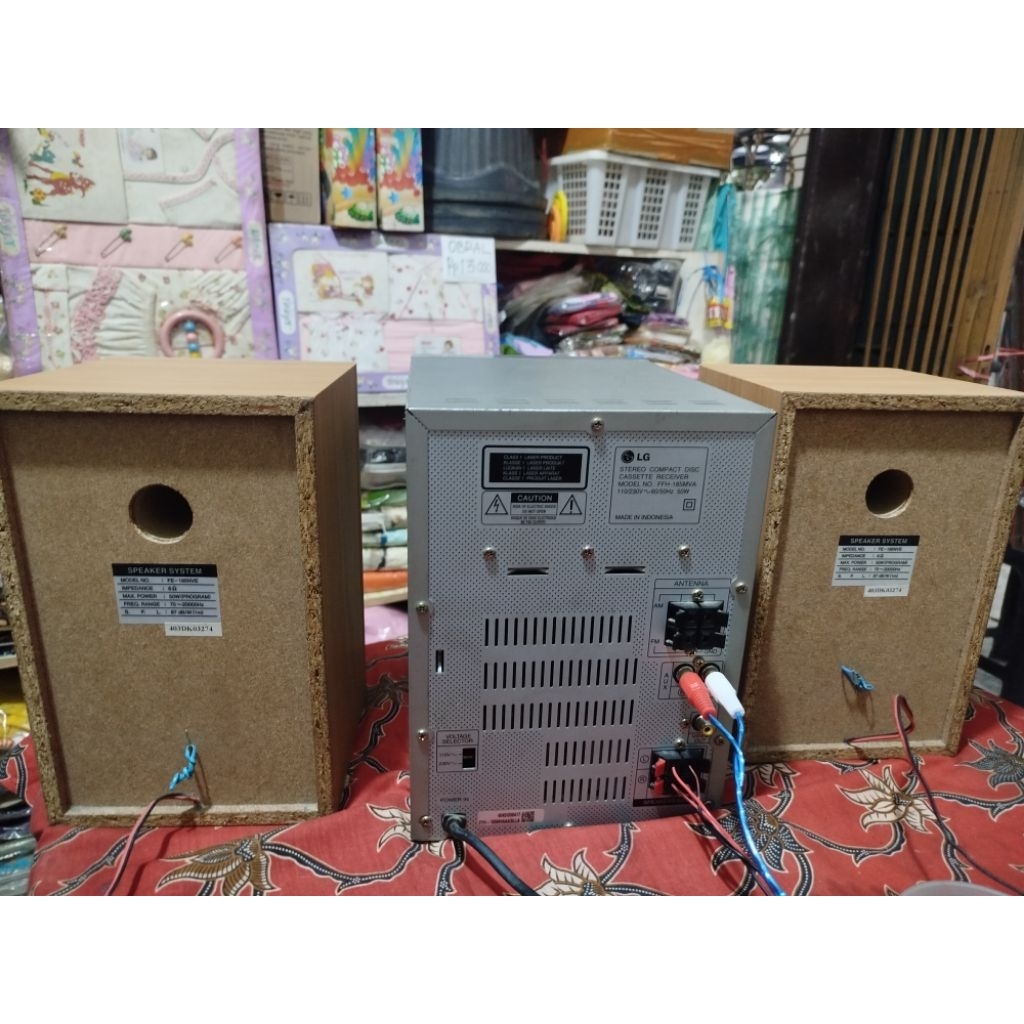 Compo Hifi merk LG second body mulus suara jernih