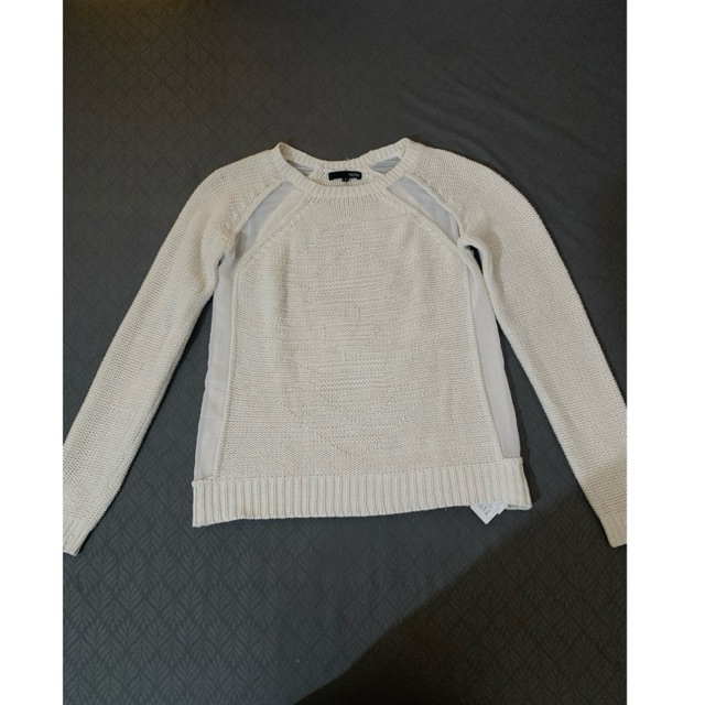 Sweater Rajut Putih Wanita | Knit Sweater | Basic Style |
