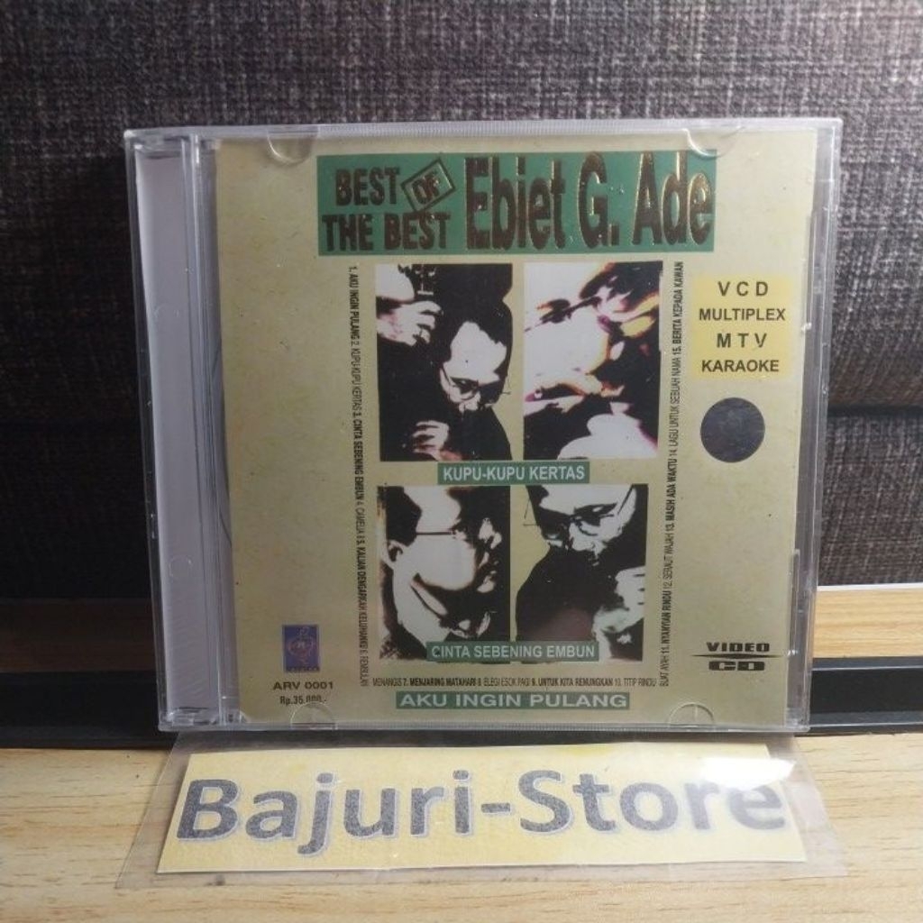 VCD "Ebiet G Ade"/The Best/Segel/Sealed/Original