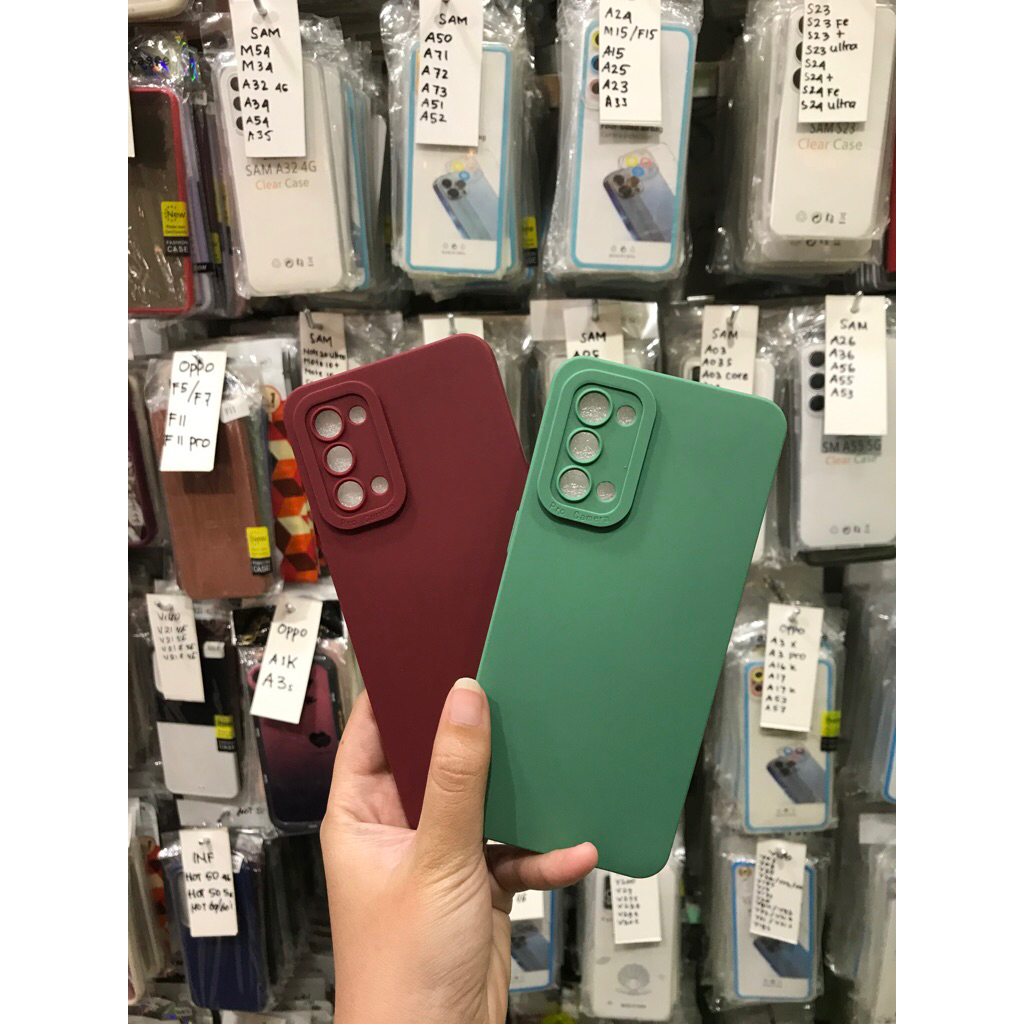 SoftCase Macaron Polos Warna OPPO RENO 5
