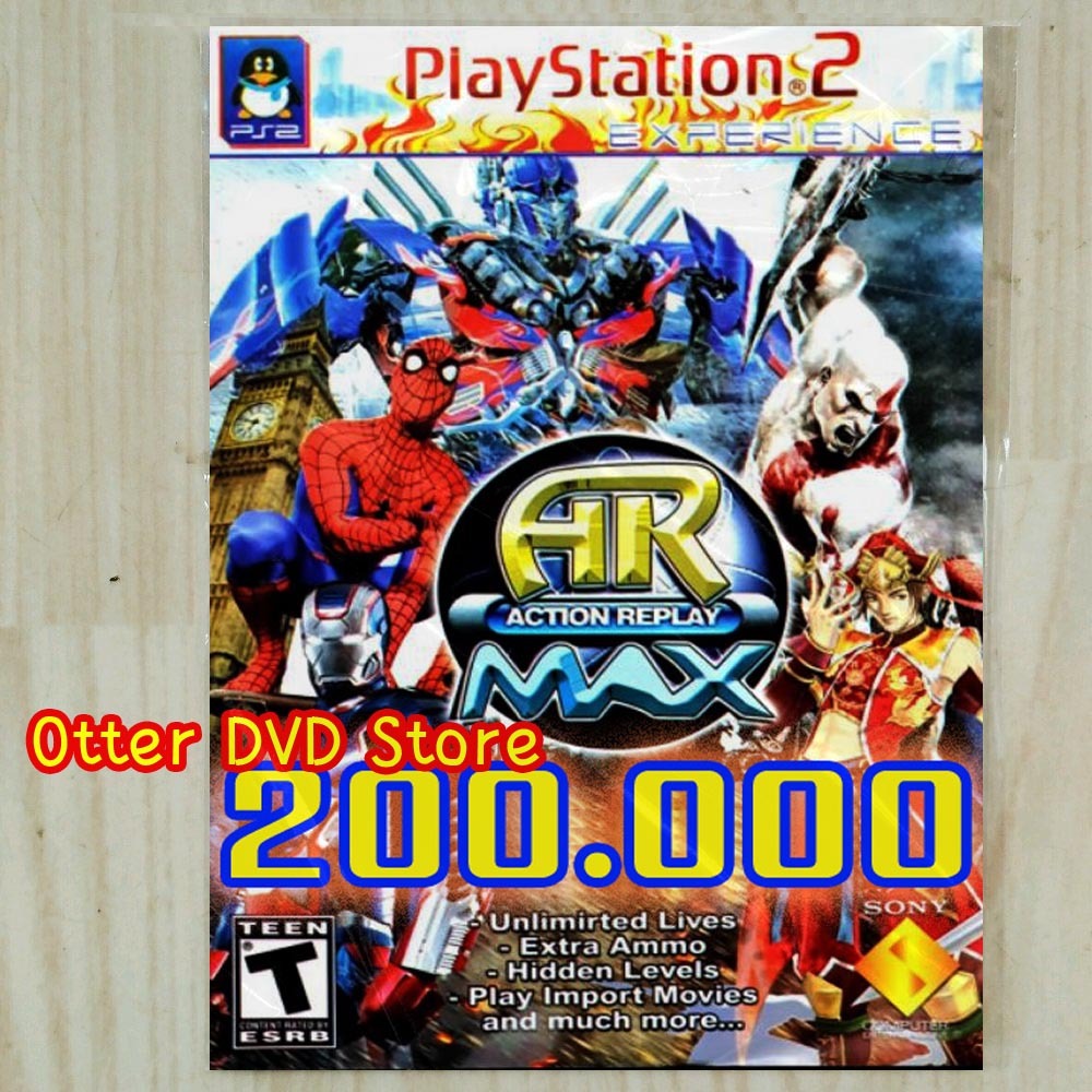 Kaset Game PS2 PS 2 ArMax Action Replay Max 200000 ( 200.000 Cheat Codes )
