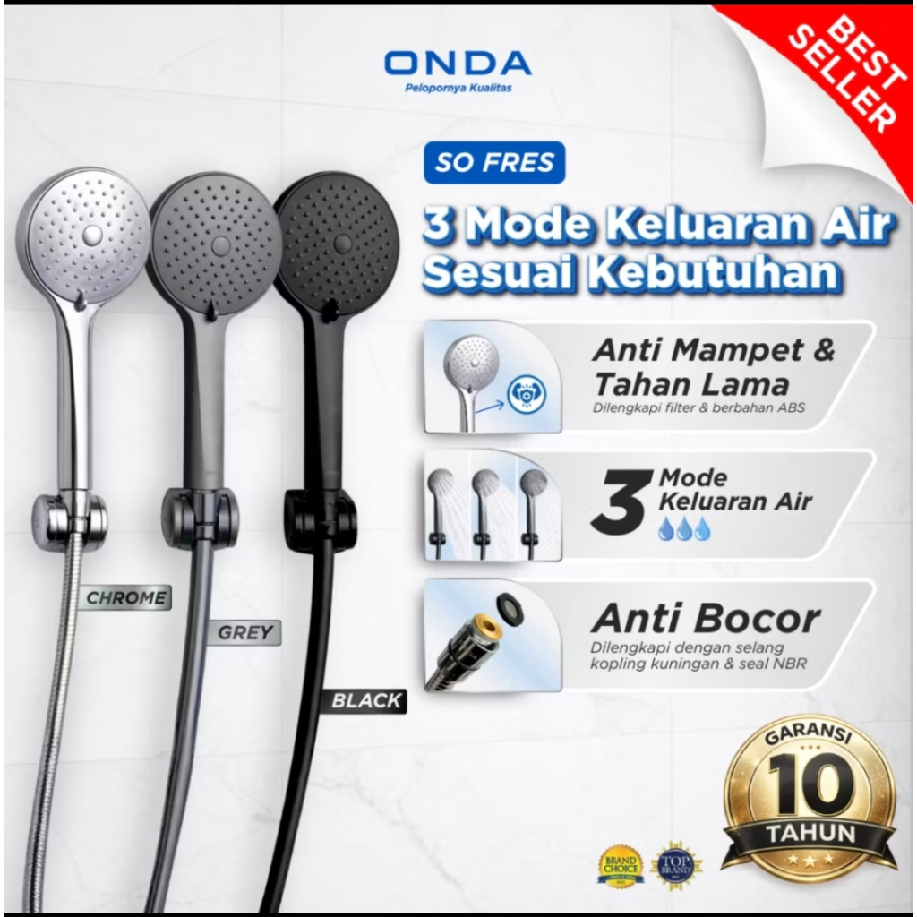 HAND SHOWER MANDI ONDA SEMPROTAN SOWER KAMAR MANDI