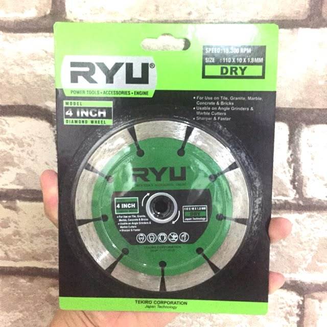 MATA POTONG KERAMIK 4 INCH RYU DRY DIAMOND WHEEL RYU
