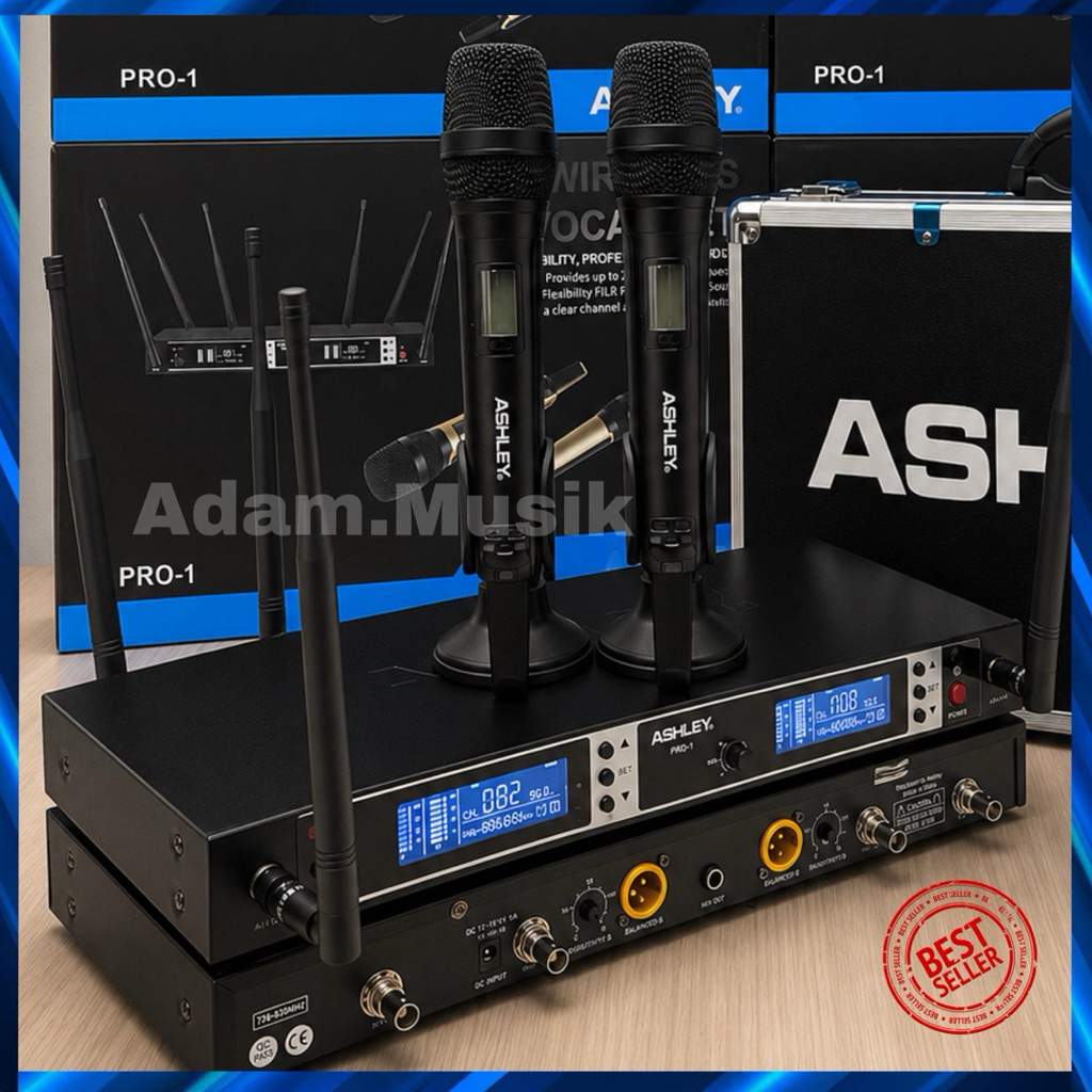 Mic wireless Ashley PRO 1 original ashley PRO1 free koper ashley Pro 1