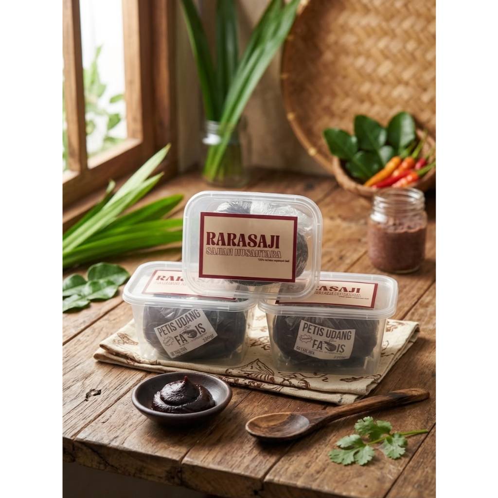 RARASAJI NUSANTARA PETIS UDANG ASLI ORIGINAL DENGAN KEMASAN 250GR KUALITAS SUPER PETIS UDANG MURAH S