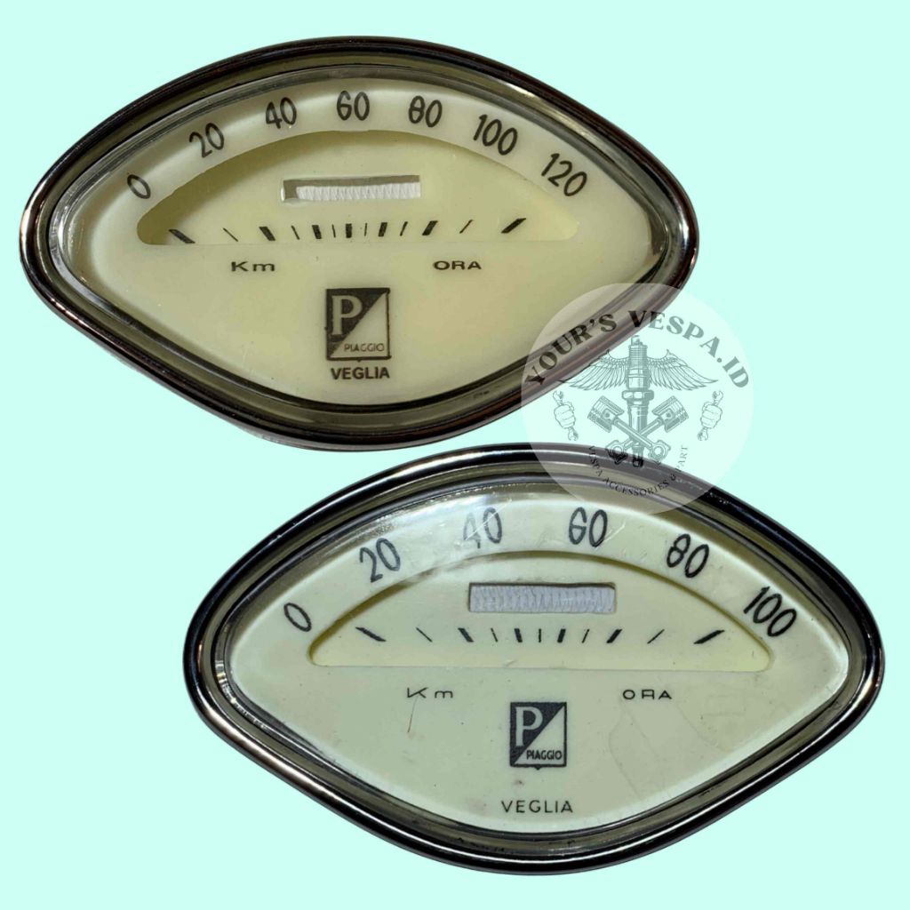 MIKA RING LAYAR SPEEDOMETER OVAL P/ KM 100 120 VESPA VBA VBB SPRINT S GL SS180