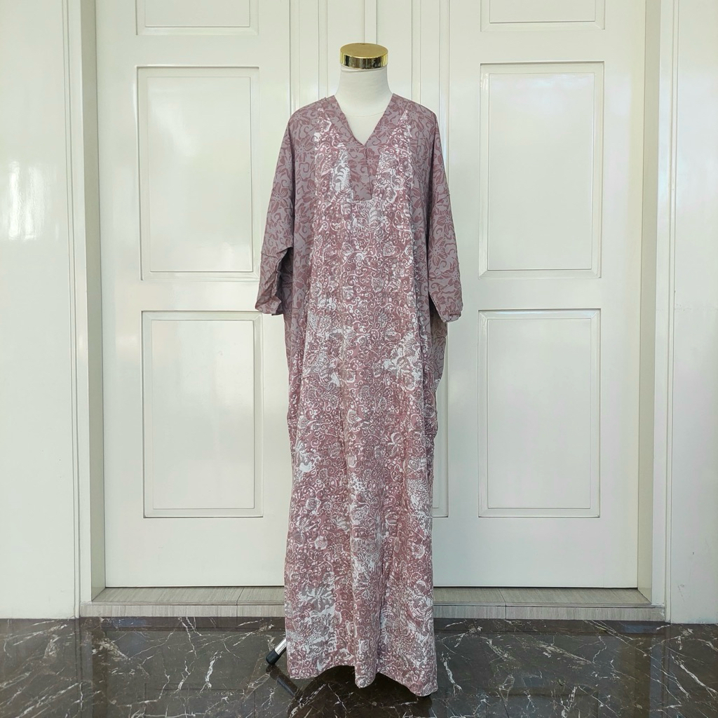 (Daster Luza) Longdress Rodella tangan 7/8 by Batik Luza Pekalongan