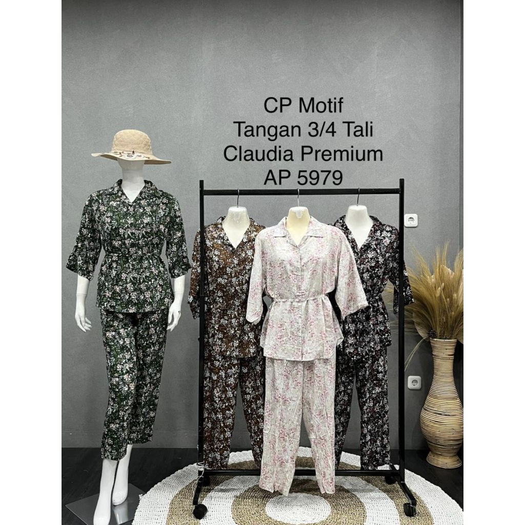 CP Standard Agnes, Alvin, Claudia Baju tidur Dewasa Polos Katun twill Adem Celana Panjang | Baju tid