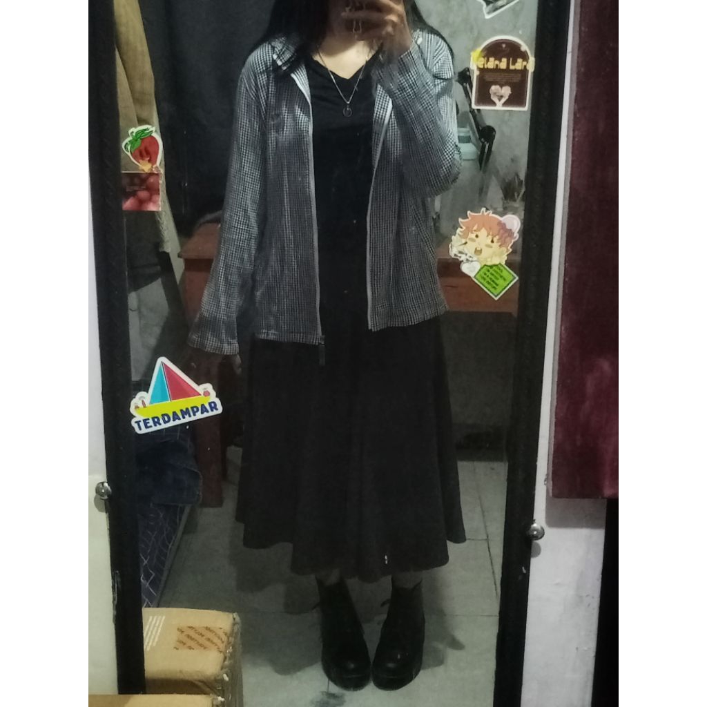 jacket tartan blue GuGuWorld