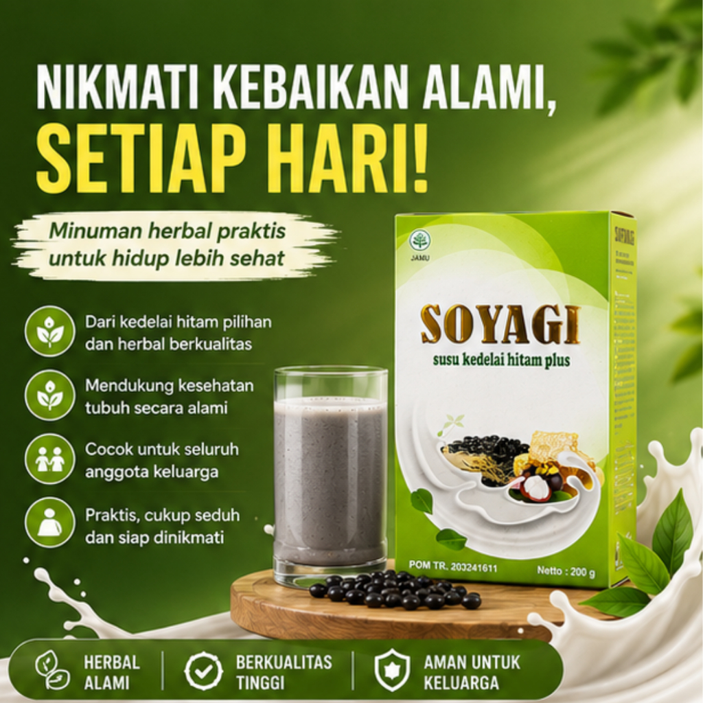 SUSU SOYAGI - susu kedelai diet | bariklana original 100% | rendah lemak & kalori | cocok untuk diet