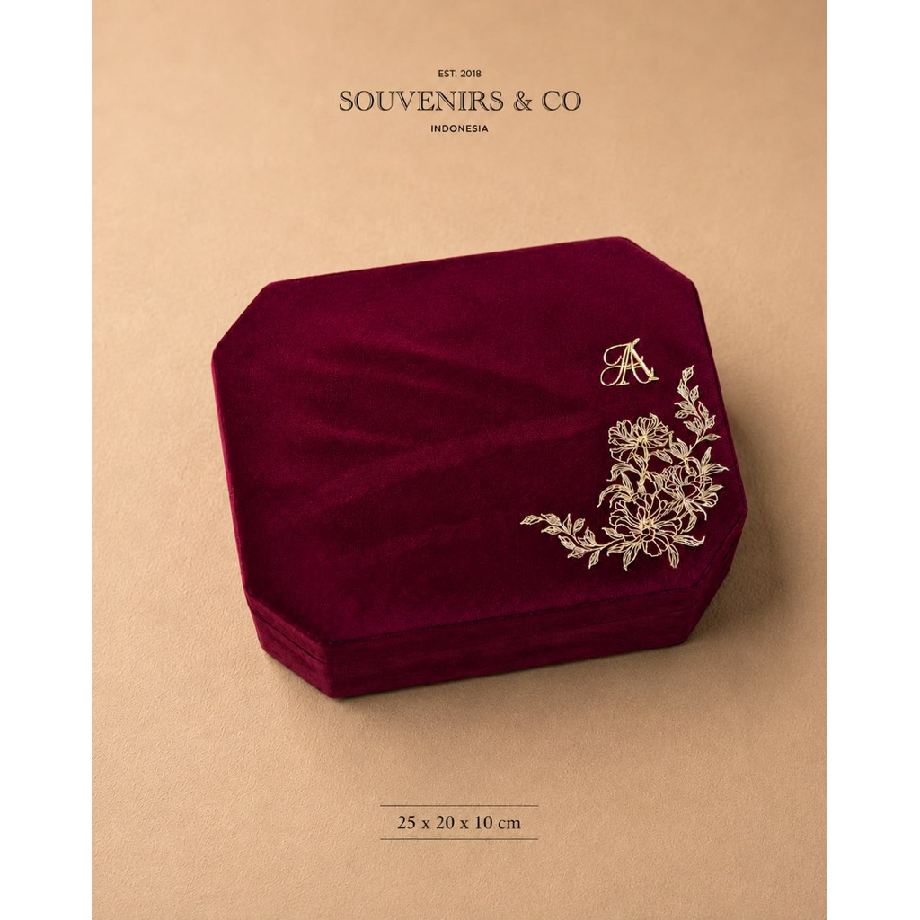 CUSTOM SUEDE SANGJIT BOX || CUSTOM SANGJIT BOX