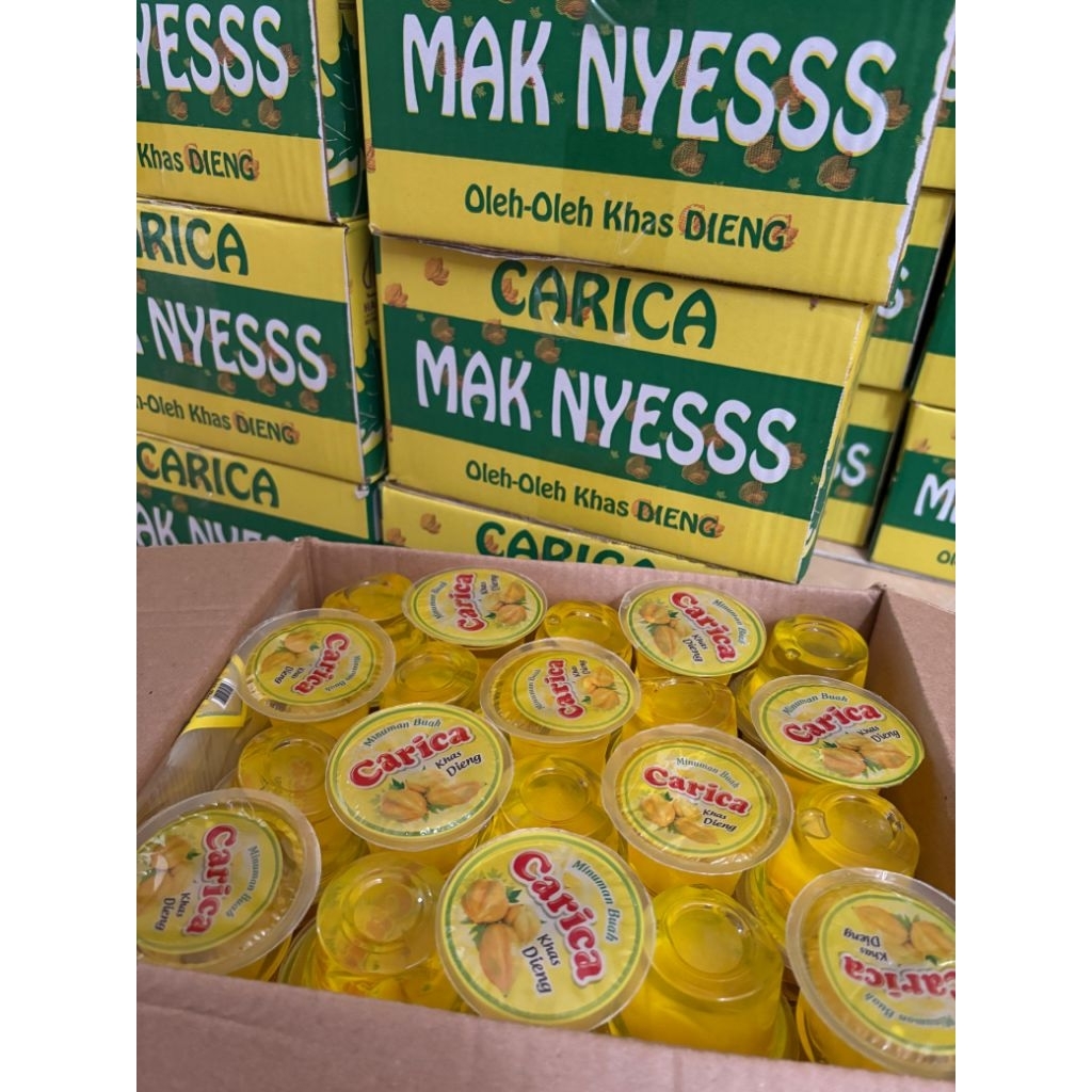 CARICA DIENG GULA ASLI MAKNYESS ISI 60 CUP @65ML