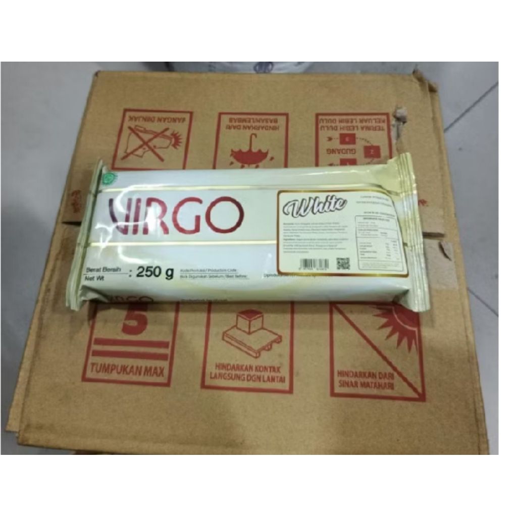 Coklat Virgo putih batang 250grm