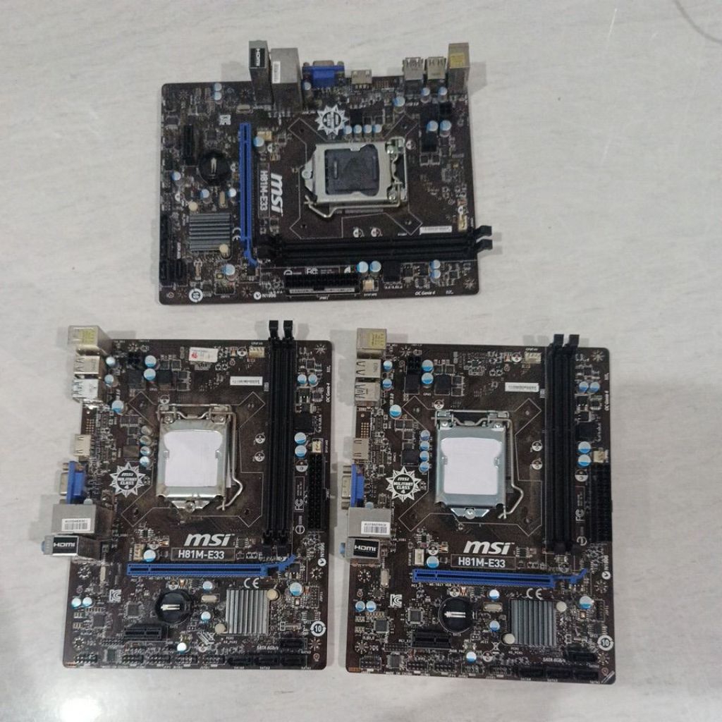 Mobo Motherboard H81 MSI Rusak (Baca Deskripsi)