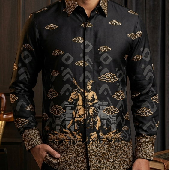 Kain Batik Dobby Motif Sultan Hasanuddin Premium Per 0.5 Meter