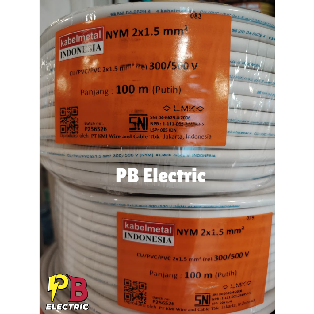 Kabel NYM 3 x 2.5 Kabel Metal /  Kabel NYM 3x2.5 Merk Kabelmetal / NYM 3 x 2,5 Kabelmetal