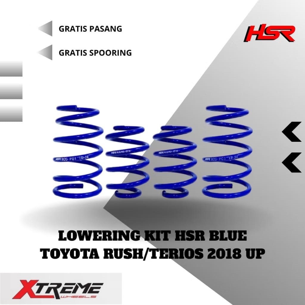 Lowering Kit Terios/Rush HSR Wheel - HSR WHEEL Depan Belakang