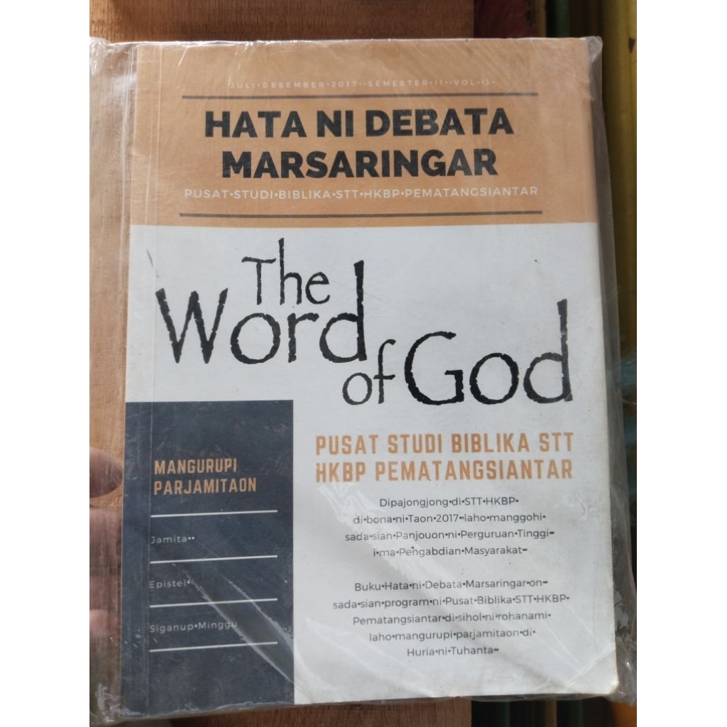 Buku Hata ni Debata Marsaringar (HDM) - Pusat Studi Biblika STT HKBP Pematangsiantar