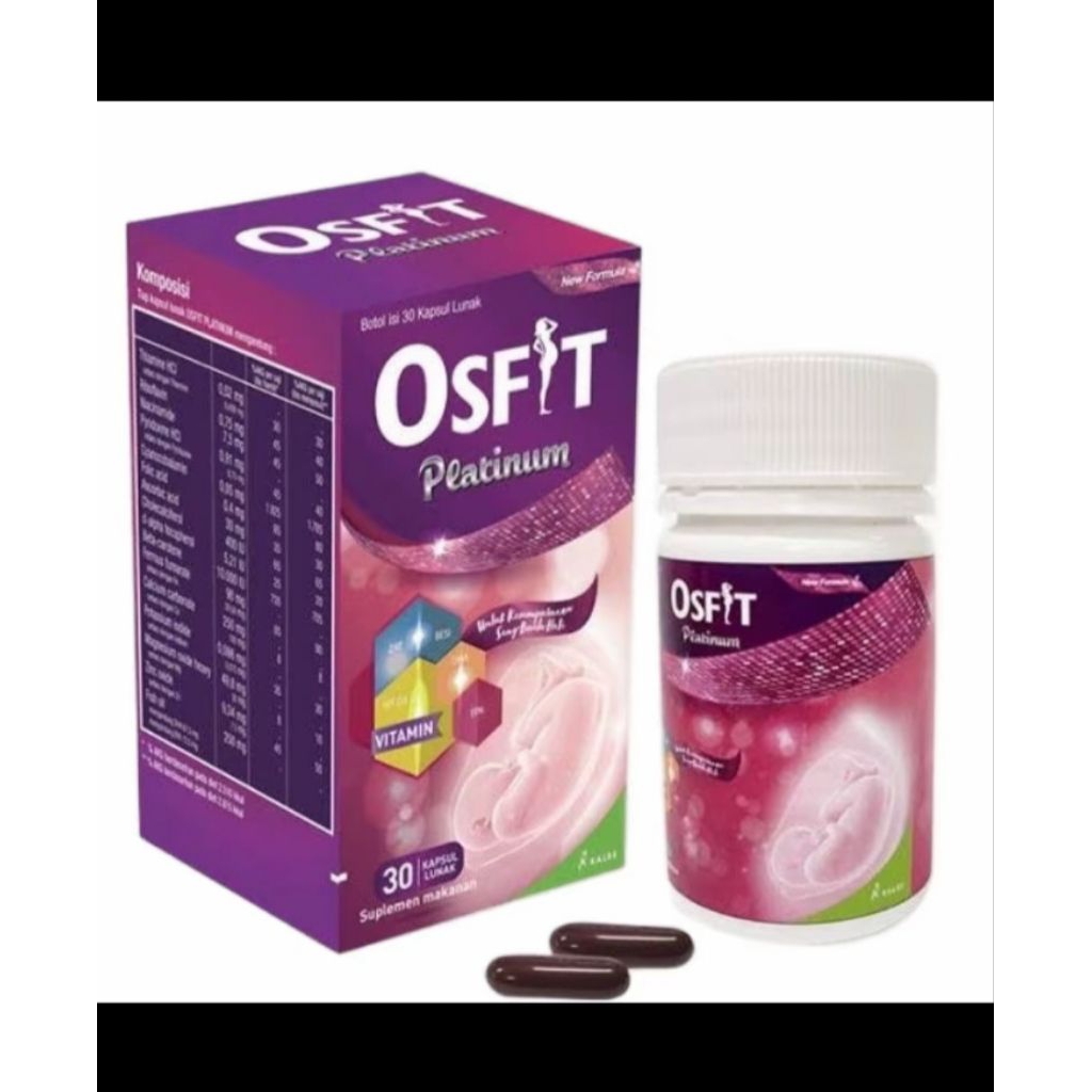 P.9Bt Multivitamin OSFIT Platinum Vitamin Box Besar