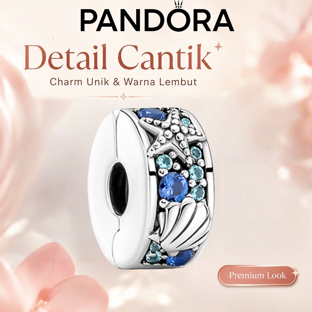 Beads Gelang Biru Motif Laut Aksesoris Perhiasan DIY