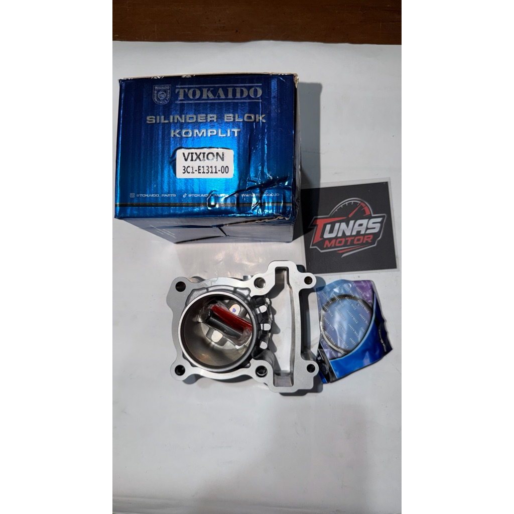 Blok Komplit+Piston Ring Vixion/Vixion new 3C1