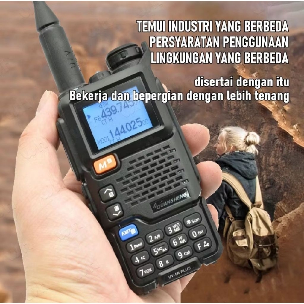 HT QUANSHENG UV-5R PLUS + HANDSET