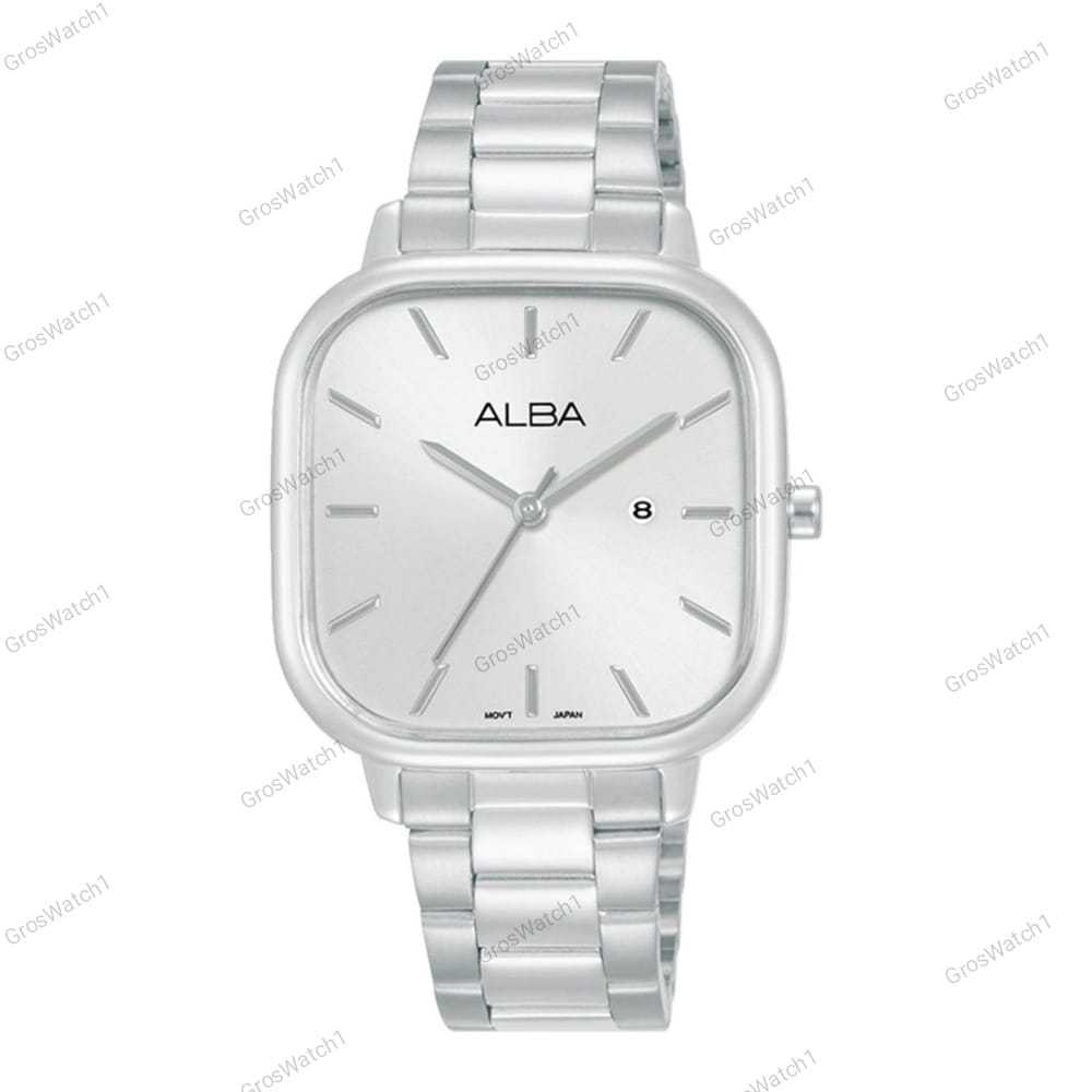 Jam Tangan Wanita ALBA Fashion AH7BZ5X1 100% Original Stainless Steel Strap Garansi Resmi 1 Tahun