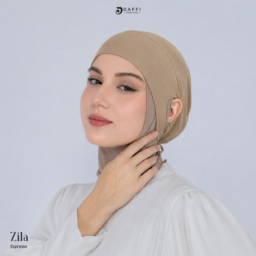 DAFFI HIJAB - ZILA INNER CIPUT LUBANG TELINGA - INNER HIJAB TALI LUBANG TELINGA ARABIAN TENCEL - CIP