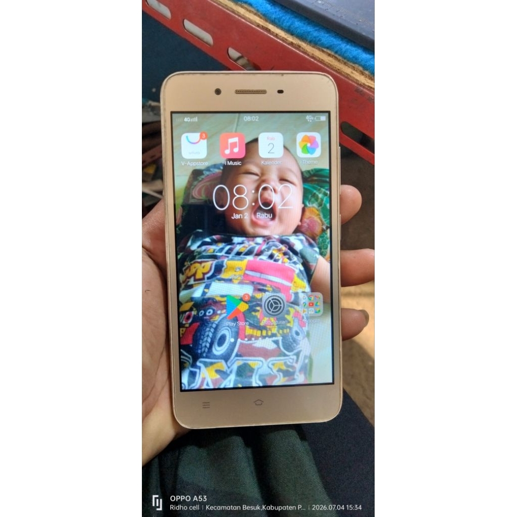 LCD VIVO Y53 lawas ORIGINAL COPOTAN