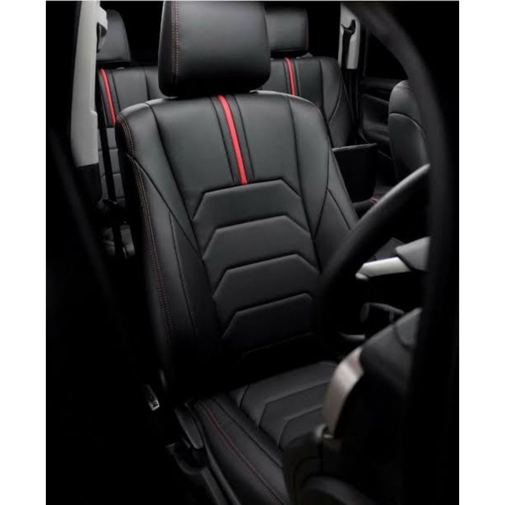 cover jok mobil Sigra 2020 - 2025 3 baris full seat