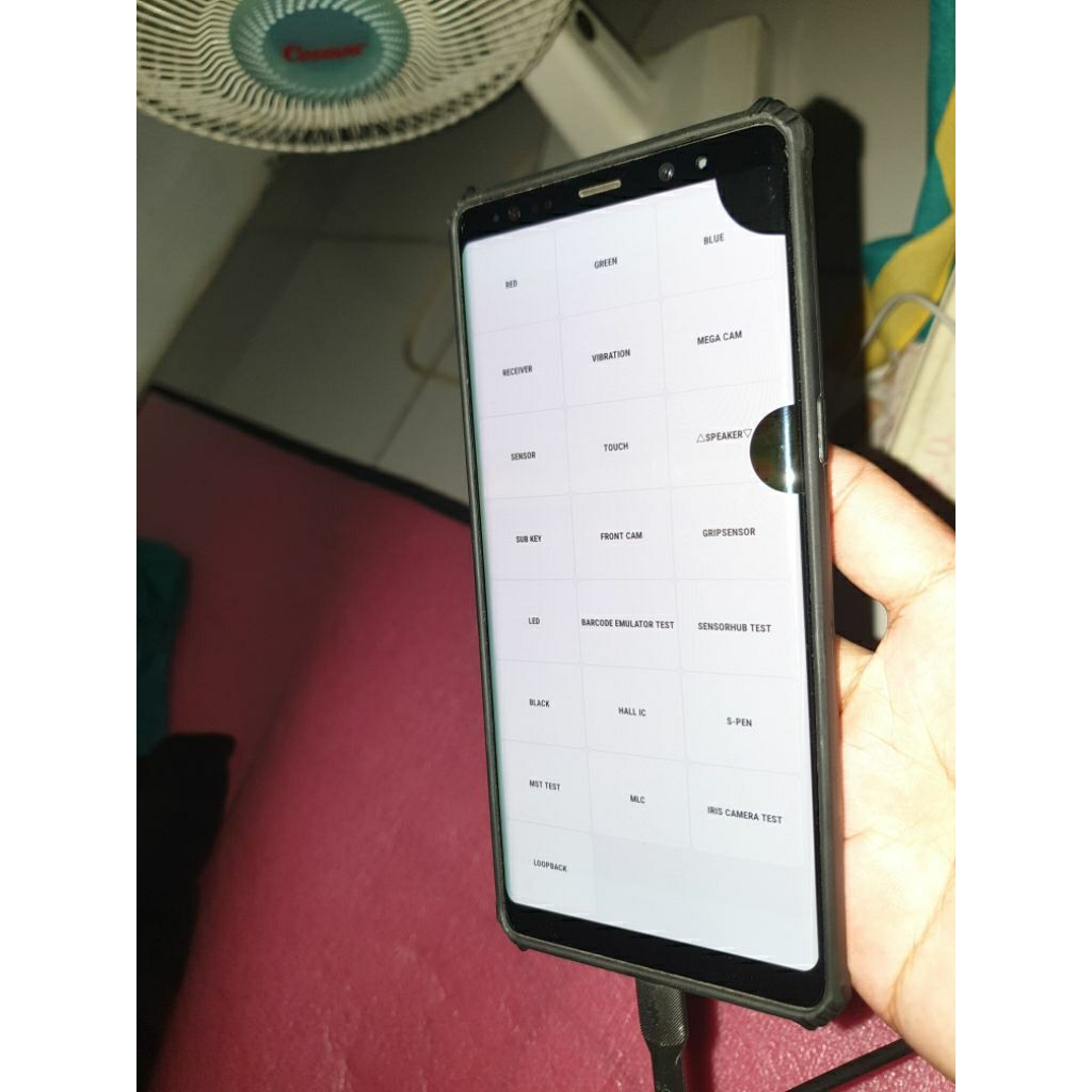 LCD+FRAME ONLY Samsung Galaxy Note 8 edge ori copotan layar lengkung super amoled