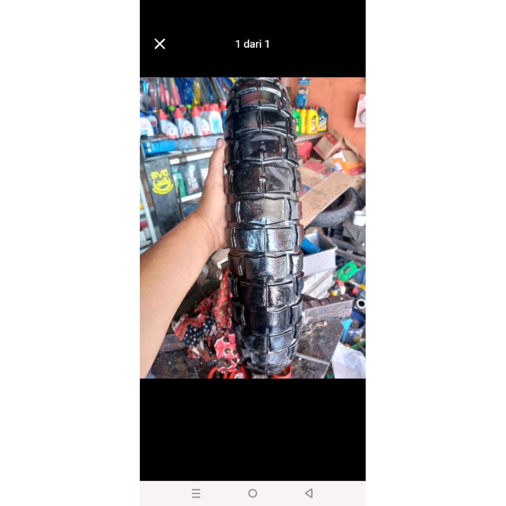 Ban Tubles Copotan Ukuran 100/90 ring 19 Pirelli