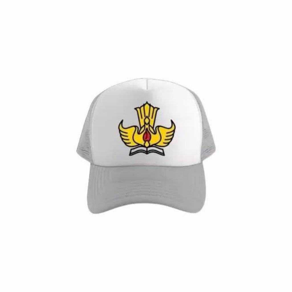 TOPI TRUCKER JARING LOGO SD SMP SMA NOSTALGIA COD