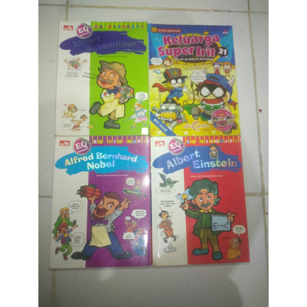 PRELOVED BUKU KELUARGA SUPER IRIT DAN EQ BIOGRAFI MURAH MERIAH