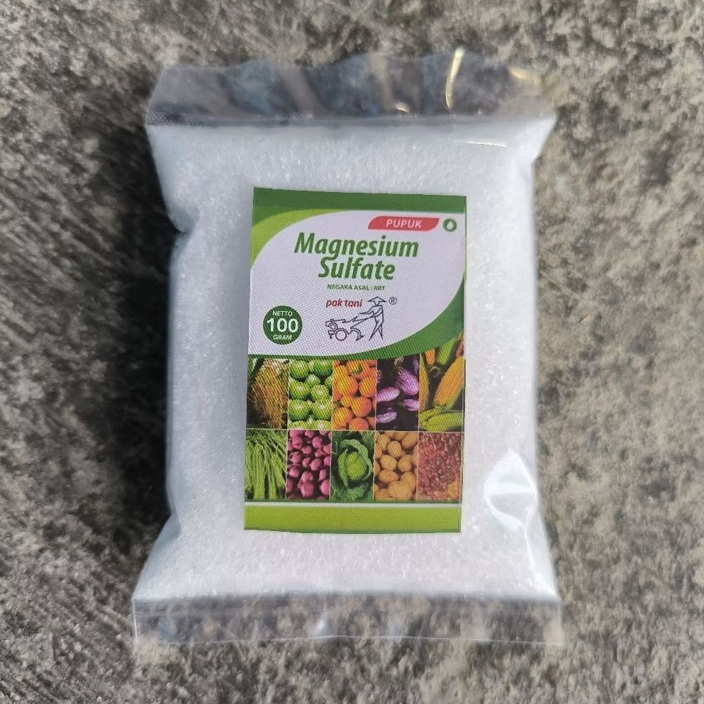 Pupuk Magnesium Sulfat Pak Tani Penghijau Daun Repack 100gr