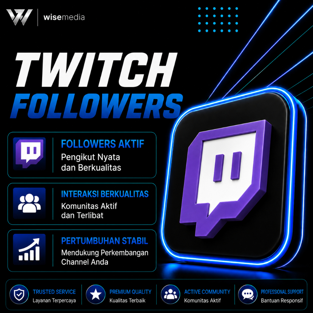 Twitch Followers | Tambah Followers Twitch | Jasa Followers Twitch | Followers Channel Twitch