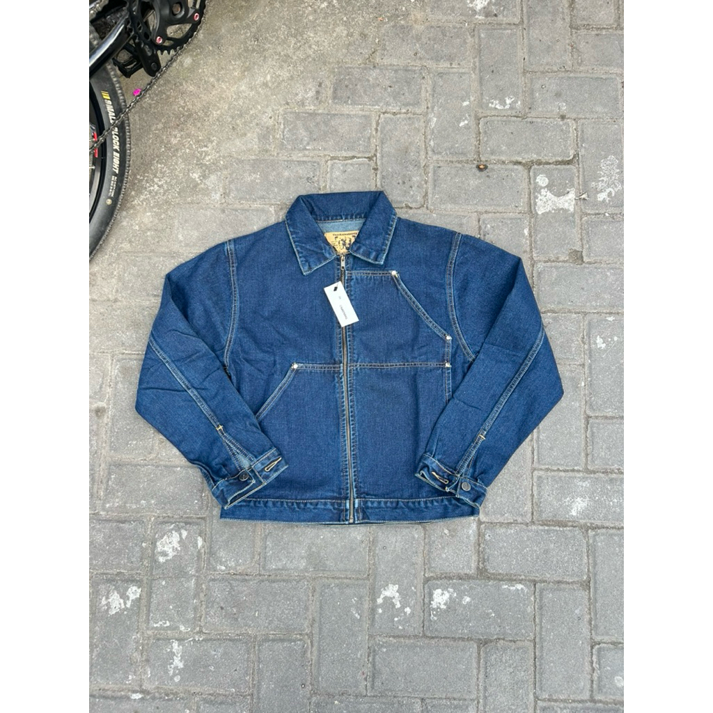 Denim Zip Jacket Demery Indigo Thanksinsomnia