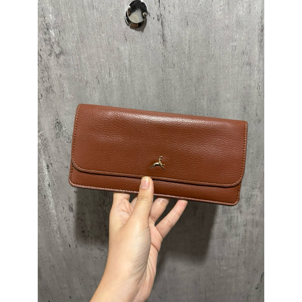 POVILO TEDU WALLET BROWN NO BOX DUST BAG NOT TIA THIS IS APRIL