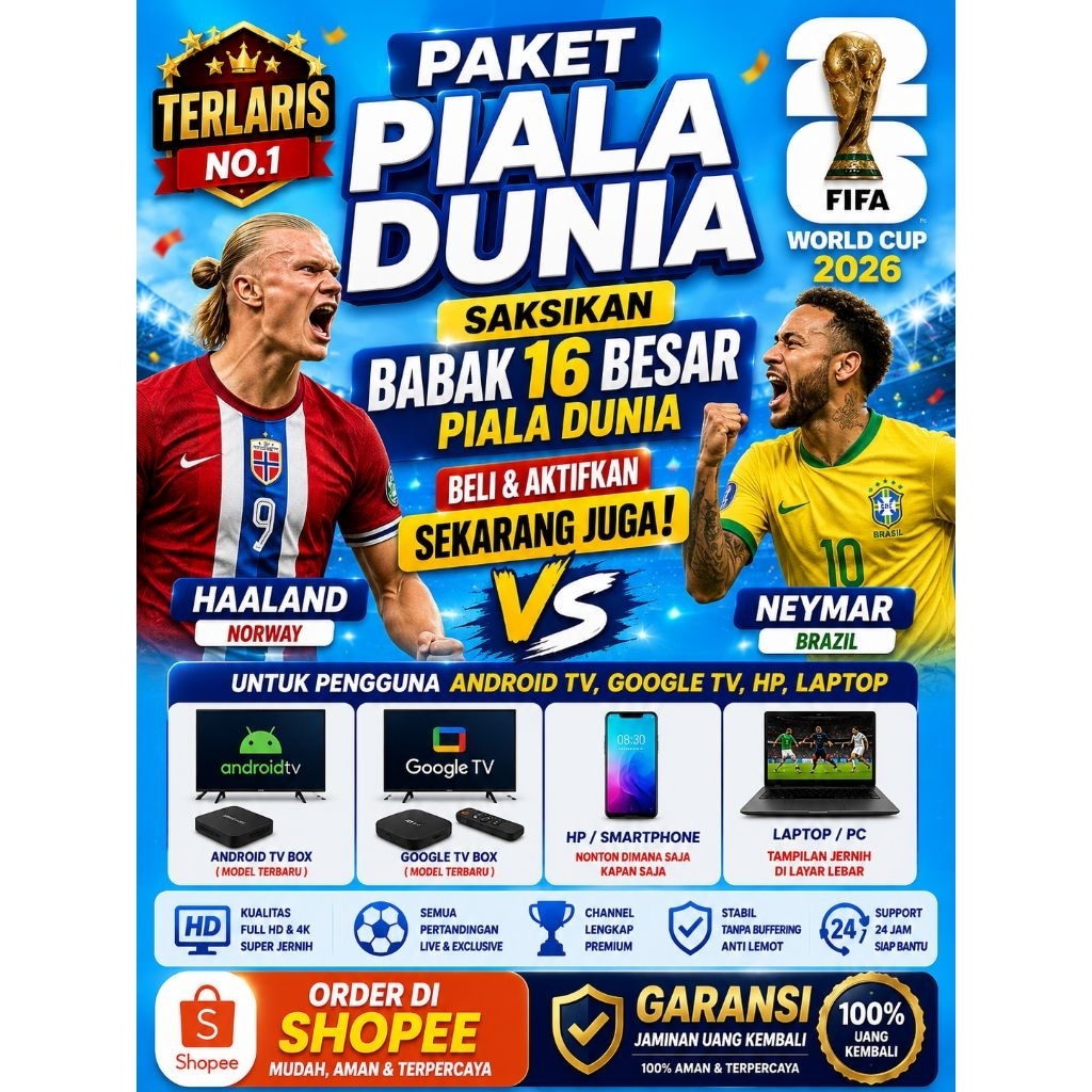 Ready Paket Nonton Piala Dunia 2026