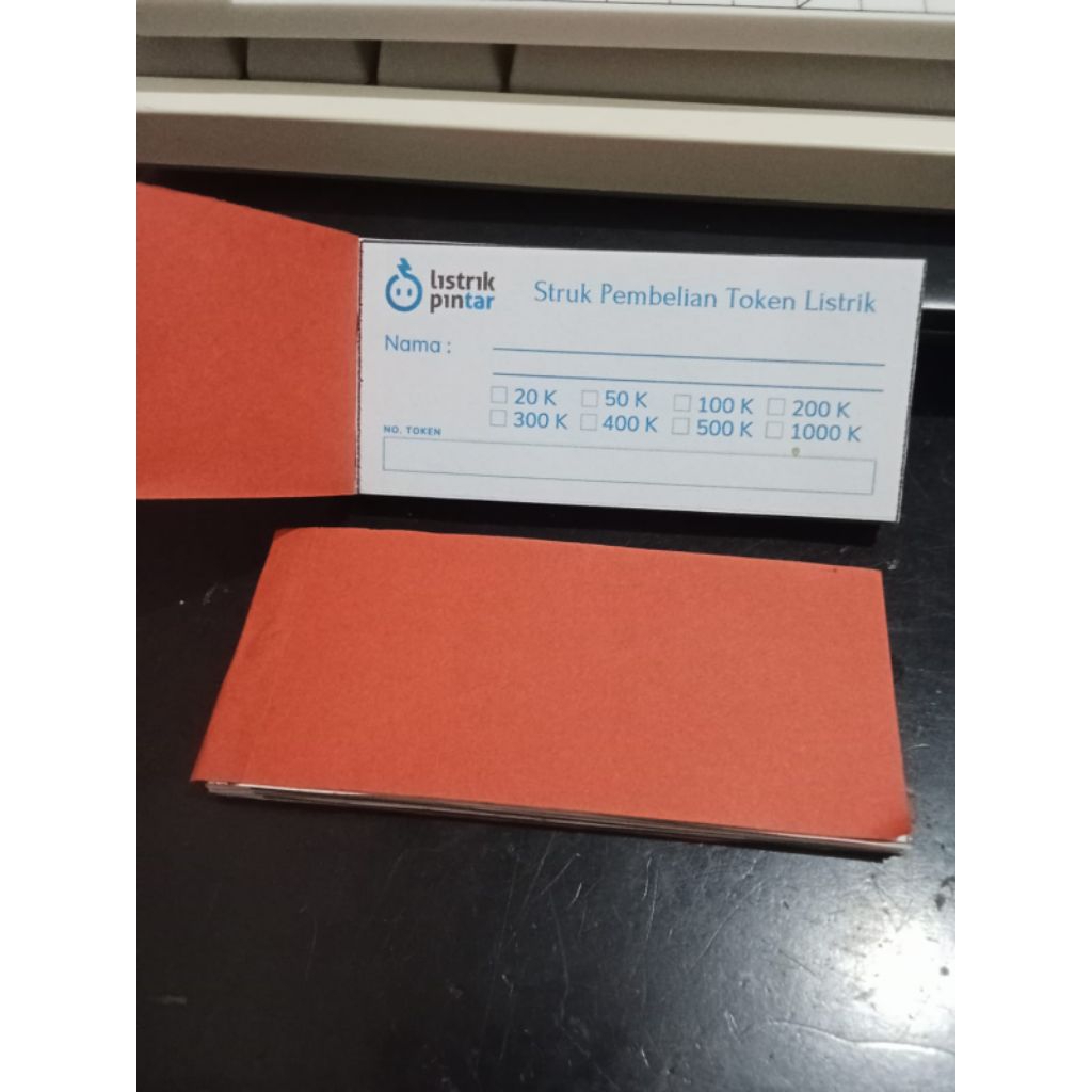 Kuitansi Token Struk Token Listrik Struk Pembelian Token Listrik