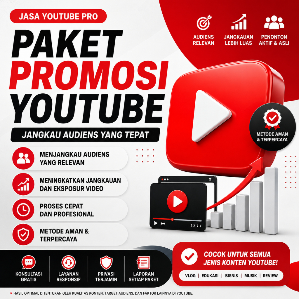 Paket Promosi YouTube Jangkau Audiens yang Tepat