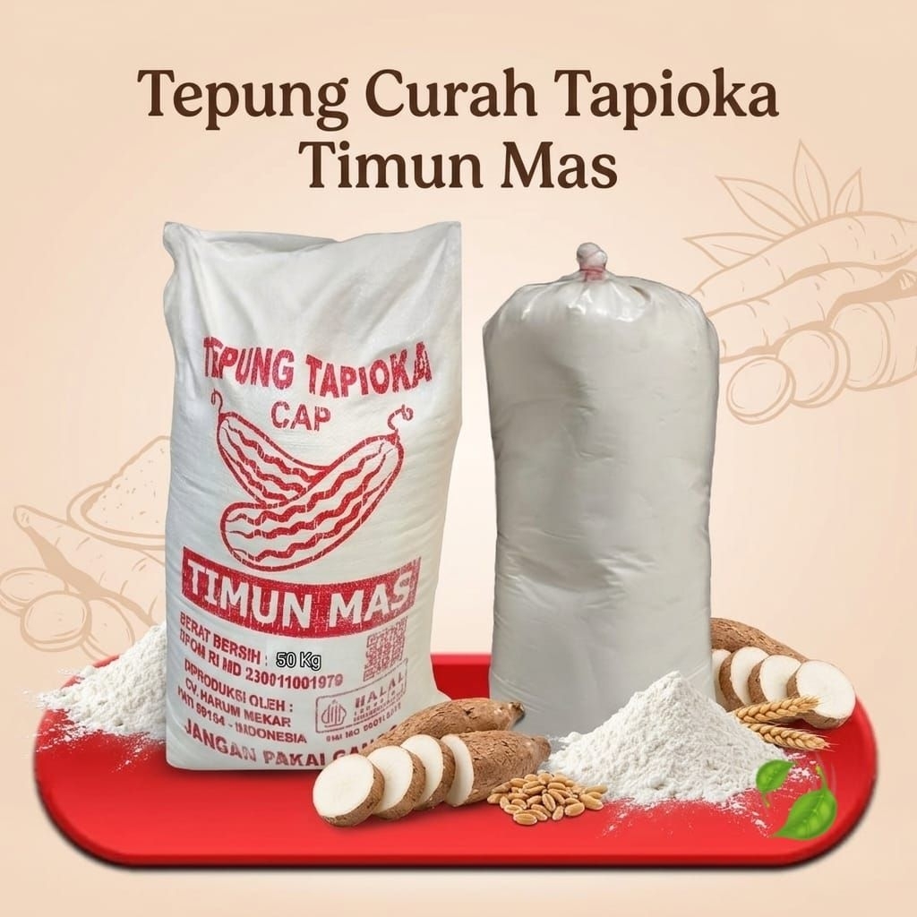 Tepung Tapioka Timun Mas (1Kg Curah)