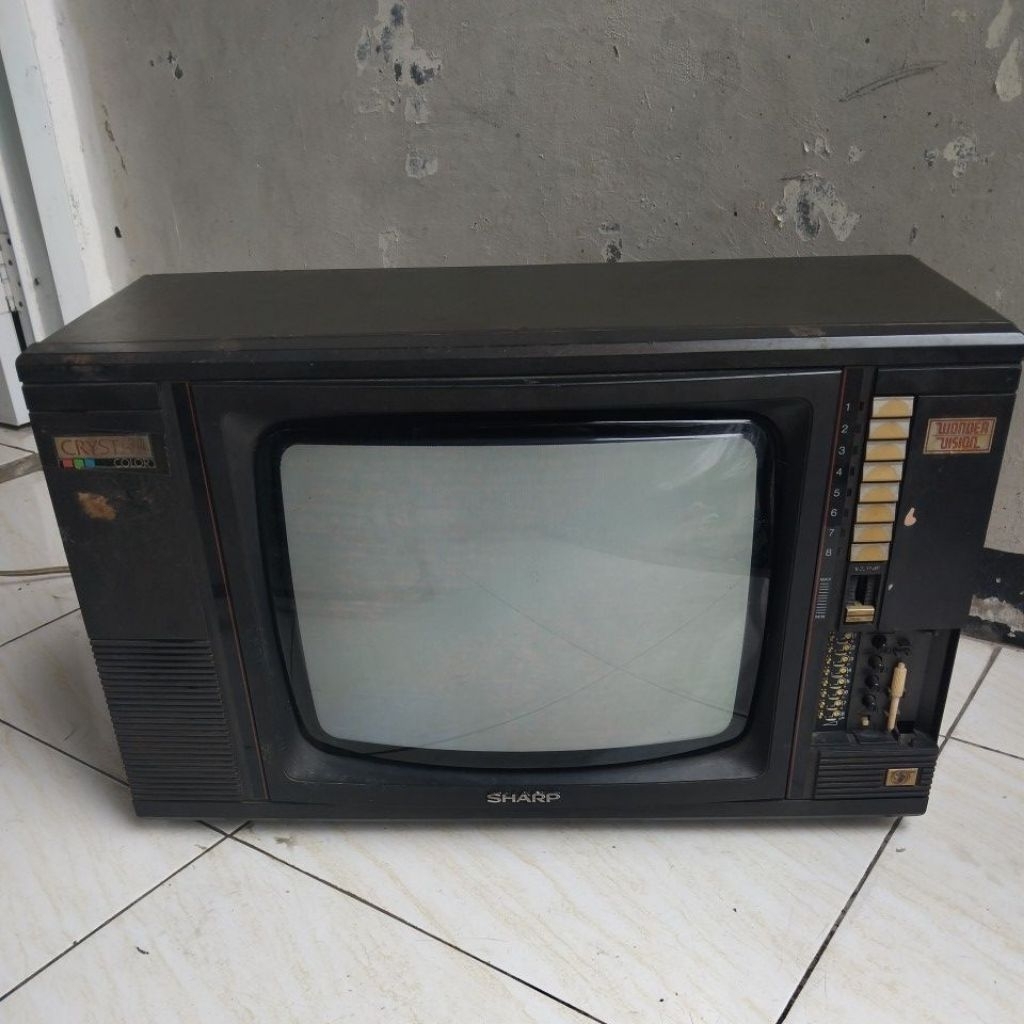TV SHARP CRIYSTAL COLOR JADUL VINTAGE