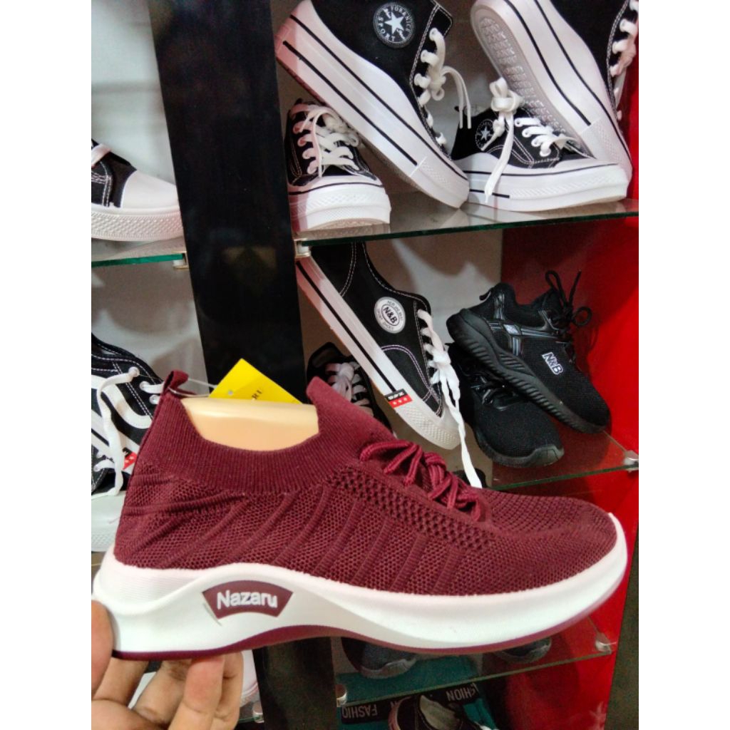NAZARU,Sepatu fasion import/sepatu rajut wanita.
