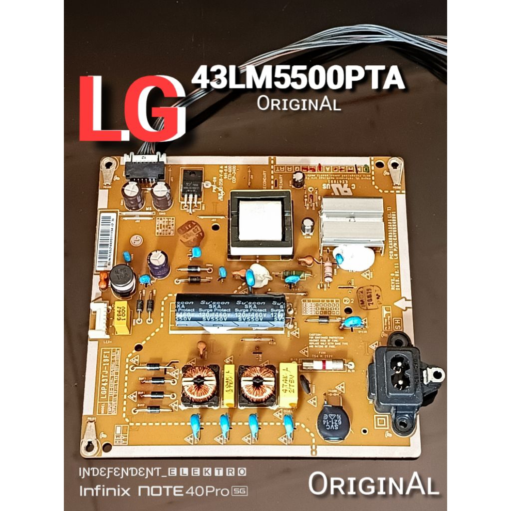 Power supply Tv LG 43LM5500PTA   power supply Lg 43lm5500pta    psu Tv lg 43inchi