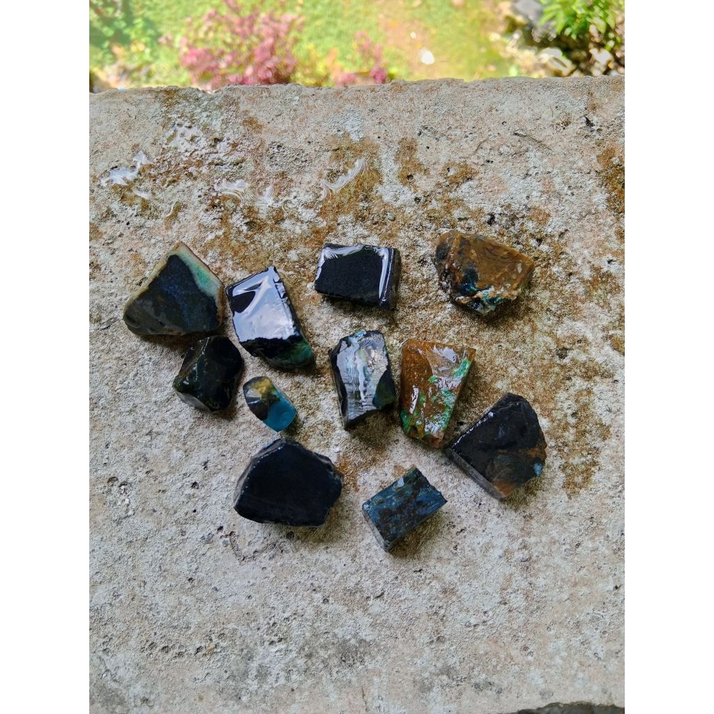 Bahan Rough Bacan siap poles ( bacan bahan)
