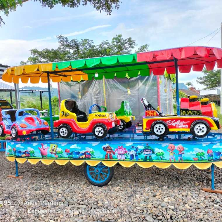 odong odong kereta panggung mobil fiber full aksesoris