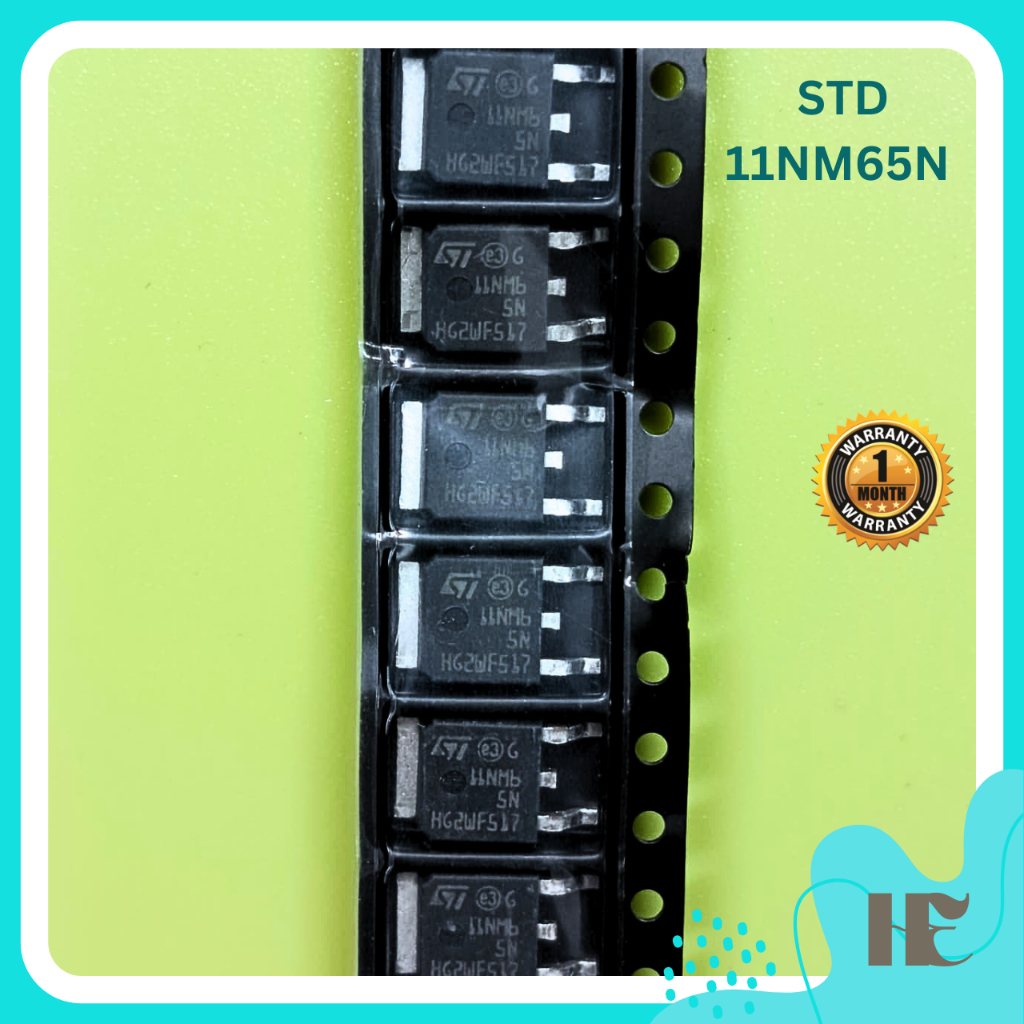 STD11NM65N GARANSI G11N65 M2 11NM65 11N65N 11N65M2 MOSFET 650V 11A SMD TO-252