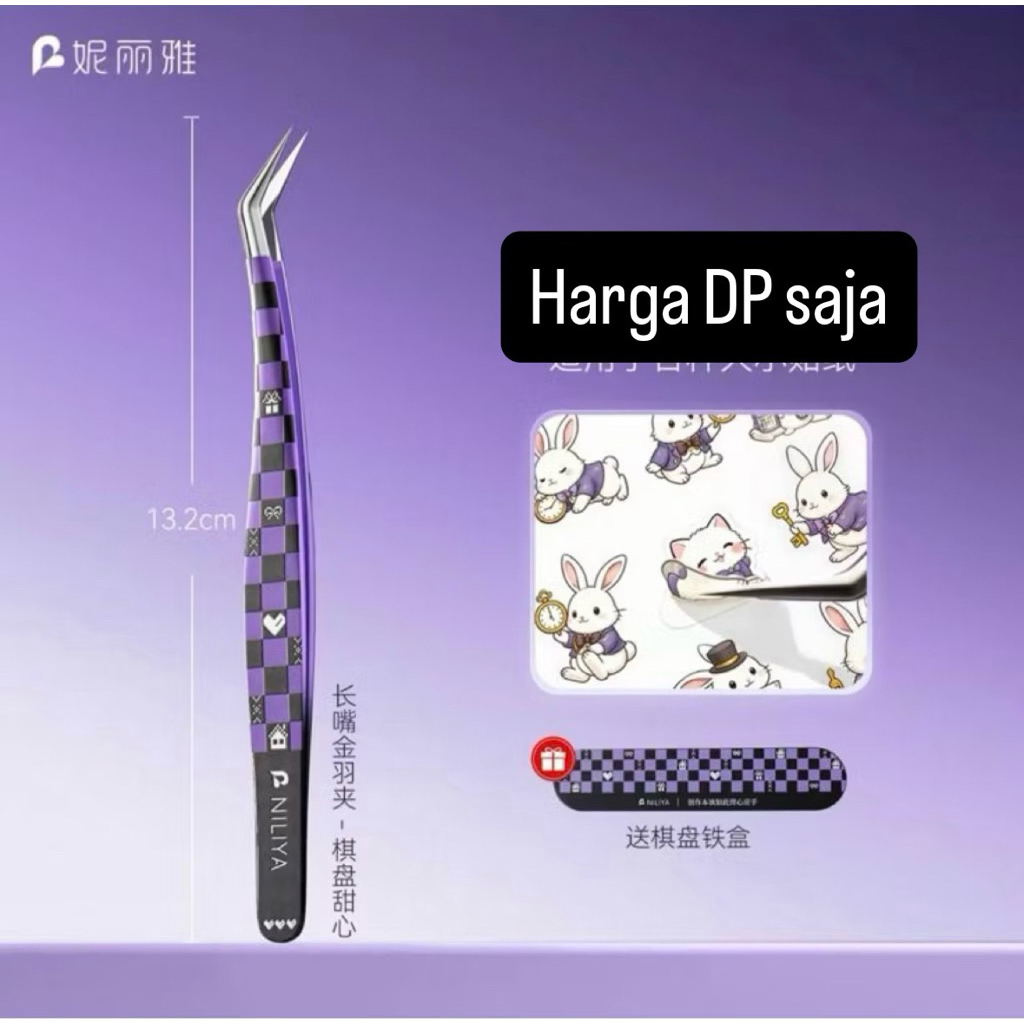 HARGA DP - Pinset tweezers sticker Niliya