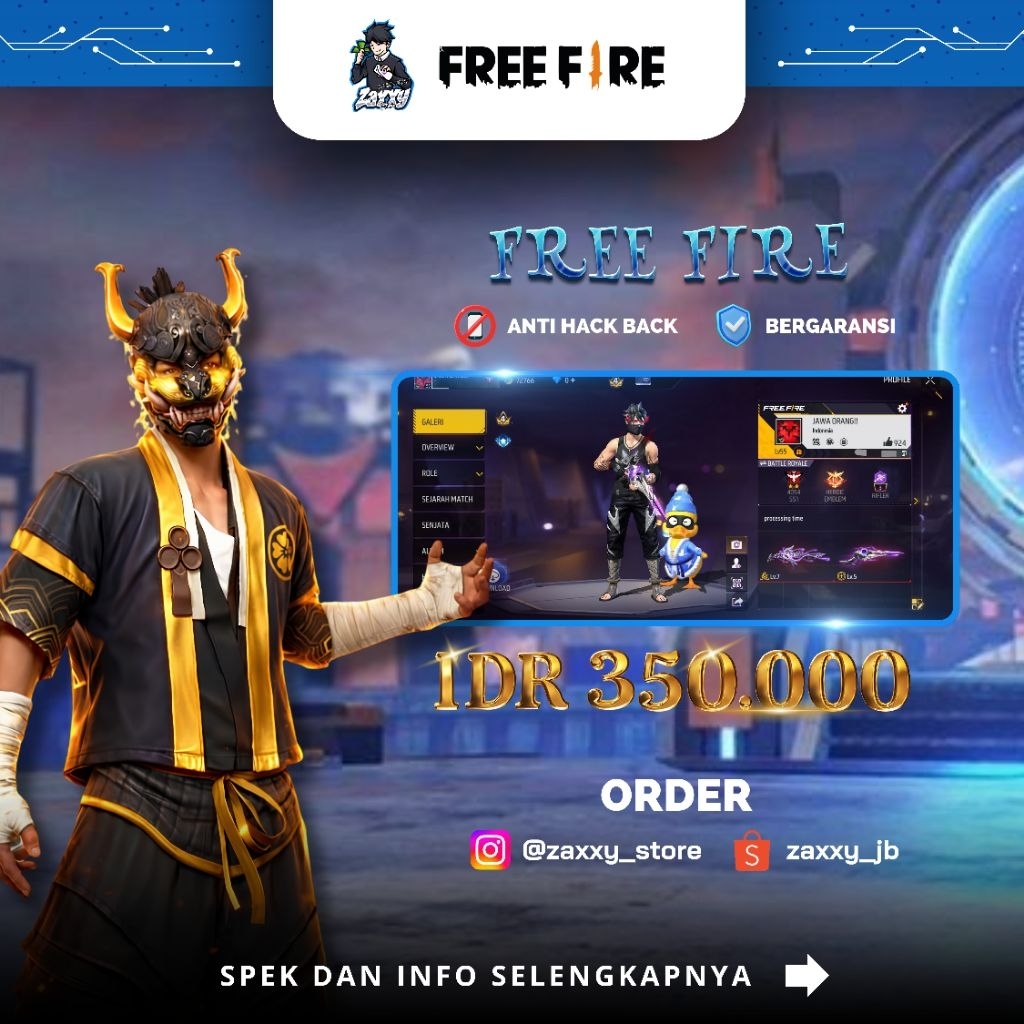 AKUN FF MURAH